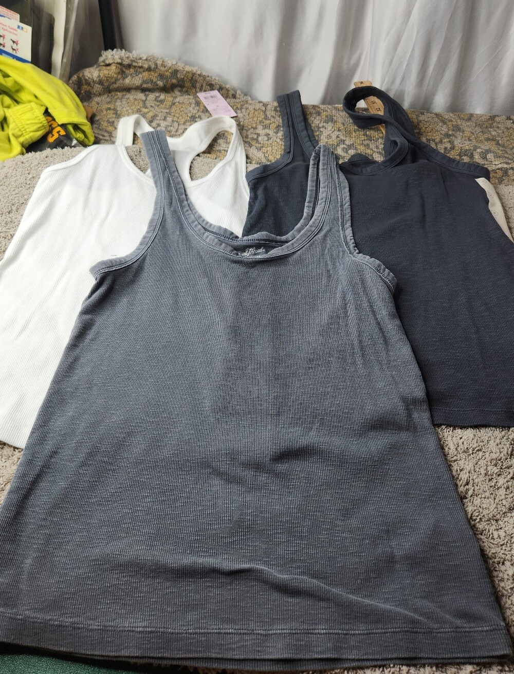 Women's 3 Pack Of Tank Tops Universal Thread & Wild Fable Black, Grey & White M